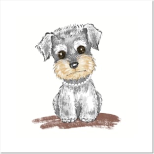 Miniature schnauzer Posters and Art